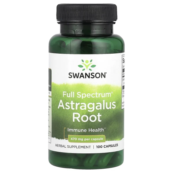 Корінь Астрагала Swanson (Astragalus Root) 470 мг 100 капсул
