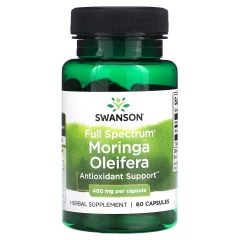 Моринга Swanson (Moringa Oleifera) 400 мг 60 капсул