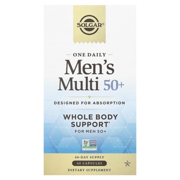 Мультивитамины для мужчин старше 50 лет (One Daily Men's Multi 50+) 60 капсул