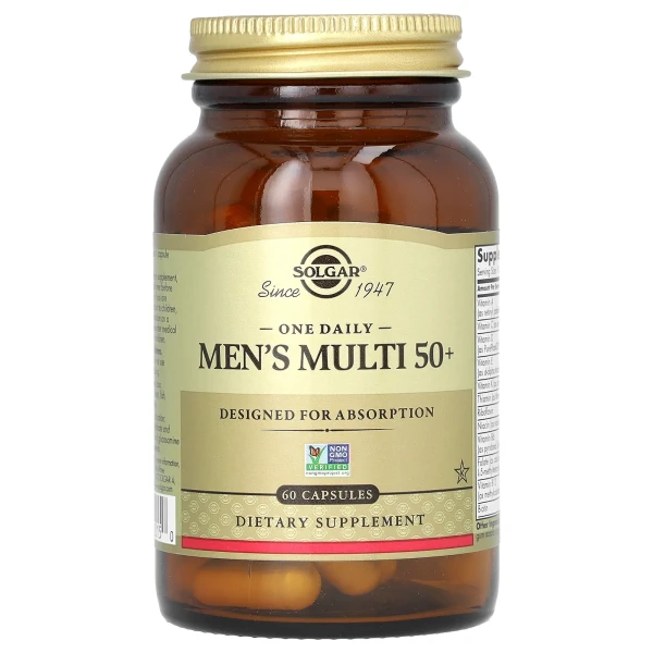 Мультивитамины для мужчин старше 50 лет (One Daily Men's Multi 50+) 60 капсул