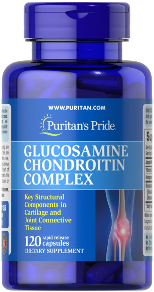 Глюкозамин хондроитин комплекс Puritan's Pride (Glucosamine Chondroitin Complex) 120 капсул