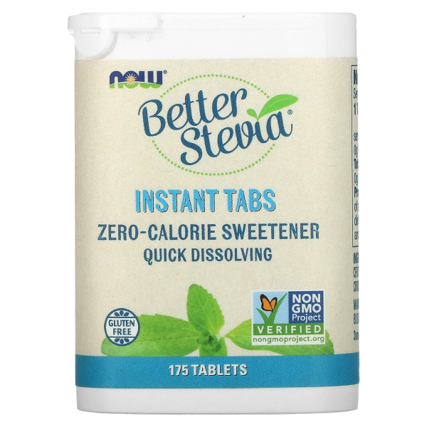 Розчинні таблетки Стевії Now Foods (Better Stevia Instant Tabs) 175 таблеток