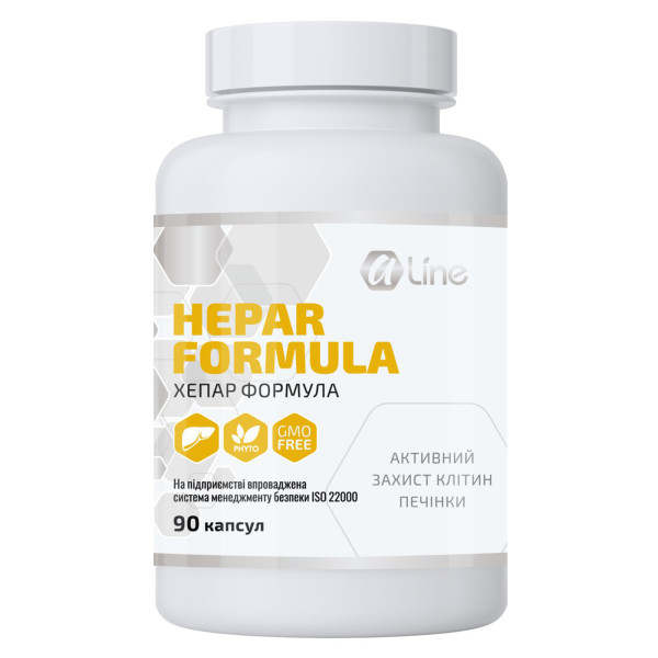 Хепар Формула ALine для відновлення печінки (Hepar Formula) 90 капсул