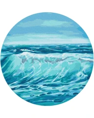 Картина по номерам круглая Волна © Iryna Ponna 30x30 Brushme