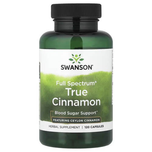 Кориця повного спектру Swanson (True Cinnamon Full Spectrum) 120 капсул