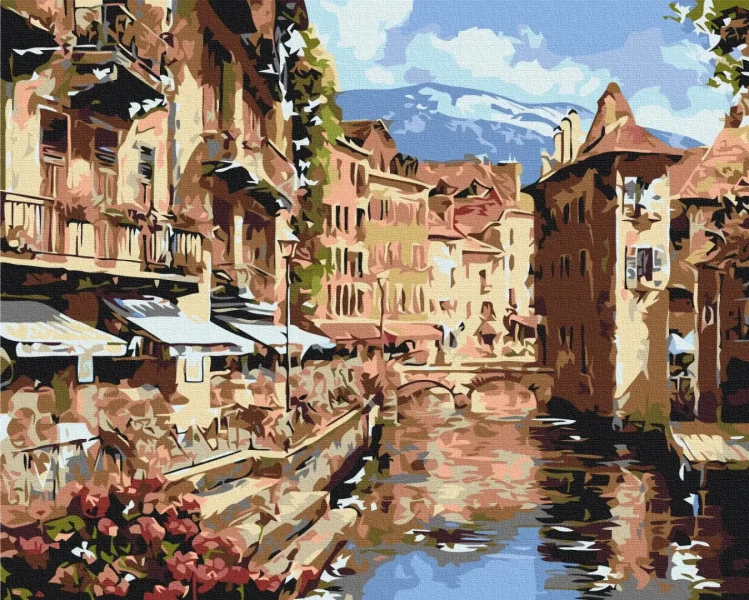 Картина за номерами Австрійське містечко  Brushme 48x60