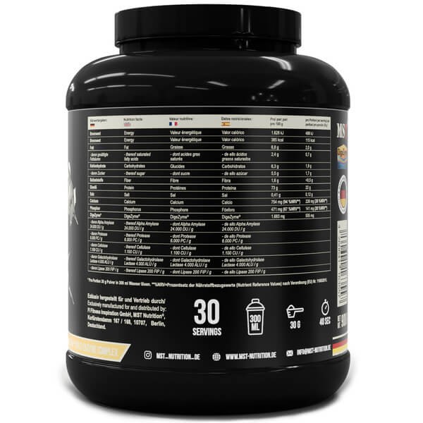 Сироватковий протеїн MST (Best Whey Protein) 900 г з ферментним комплексом DigeZyme зі смаком печива та крему