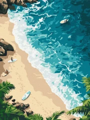 Картина за номерами Острів мрій  Brushme 30x40