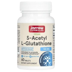 S-ацетил-L-глутатіон Jarrow Formulas (S-acetyl L-Glutathione) 100 мг 60 таблеток