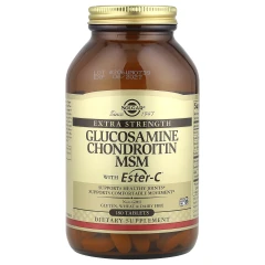 Глюкозамін хондроїтин МСМ з Естер-C Solgar (Glucosamine Chondroitin MSM With Ester-C) 180 таблеток
