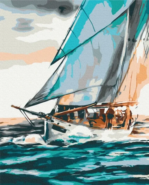 Картина за номерами Морська подорож ©Понамарчук Ірина  Brushme 48x60