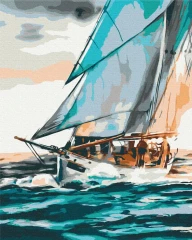 Картина за номерами Морська подорож ©Понамарчук Ірина  Brushme 48x60