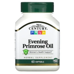 Олія вечірньої примули 21st Century (Evening Primrose Oil) 500 мг 60 капсул