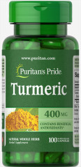 Куркума Puritan's Pride (Turmeric) 400 мг 100 капсул