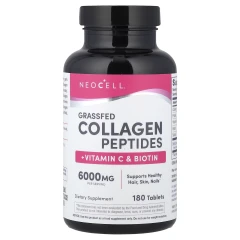 Пептиди колагену вітамін C і біотин NeoCell (Collagen Peptides) 180 таблеток