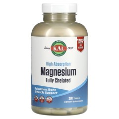 Магній хелат високого всмоктування KAL (High Absorption Magnesium Fully Chelated) 270 таблеток