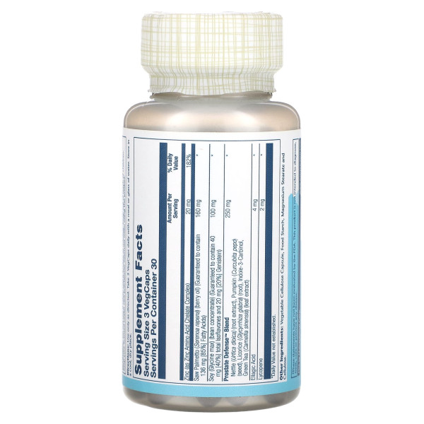 Solaray, Prostate Defense, 90 капсул VegCap