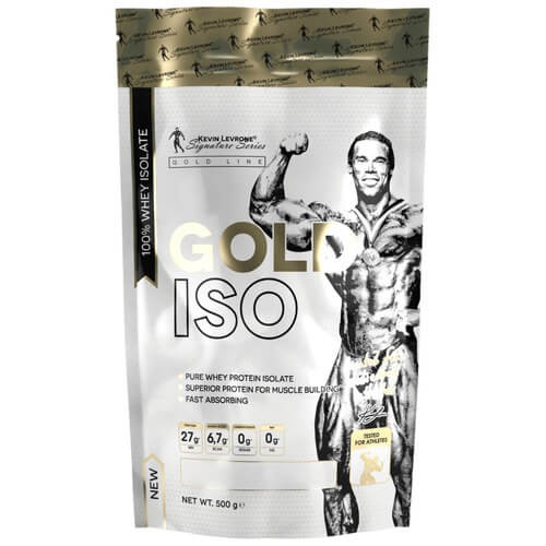 Ізолят сироваткового протеїну Kevin Levrone (Gold ISO) 500 г зі смаком банана-персика