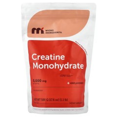 Креатин моногідрат Micro Ingredients (Creatine Monohydrate Powder) 500 г