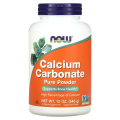 Карбонат кальцію Now Foods (Calcium Carbonate) 600 мг 340 г
