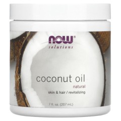 Кокосовое масло Now Foods (Coconut Oil Natural) 207 мл
