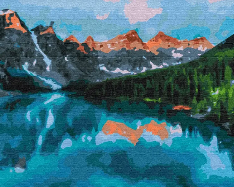 Картина за номерами Скелясті гори Канади  Brushme 48x60