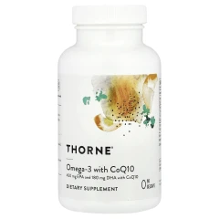 Омега-3 з коензимом Q10 Thorne Research (Omega-3 w/CoQ10) 90 капсул
