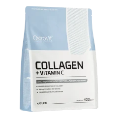 Колаген Ostrovit + Вітамін С Collagen + Vitamin C натуральний 400 г
