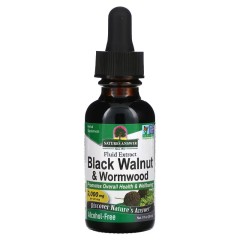 Чорний горіх і полин 2000 мг Nature's Answer (Black Walnut &amp; Wormwood) 30 мл