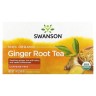 Чай з коренів імбиру органічний Swanson (Organic Ginger Root Tea) 20 пакетиків