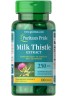 Стандартизированная расторопша 250 мг Puritan's Pride (Milk Thistle Silymarin) 100 капсул