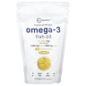 Омега-3 з рибячого жиру потрійної сили Micro Ingredients (Triple Strength Omega-3 Fish Oil) 120 рідких капсул зі смаком лимона