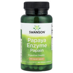 Папаин ферменты папайи (Papaya Enzyme Papain) 100 мг 90 капсул