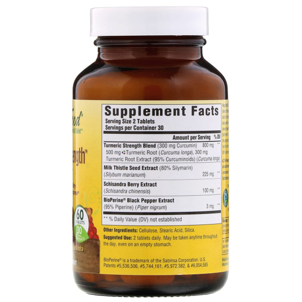 Сила куркуми для печінки MegaFood (Turmeric Strength for Liver) 60 таблеток