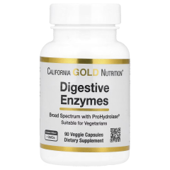 Травні ферменти California Gold Nutrition (Digestive Enzymes) 90 капсул