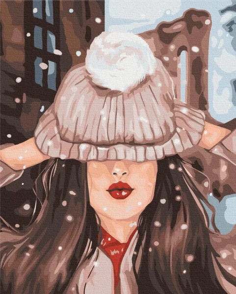 Картина за номерами Перший сніг 40x50 Brushme