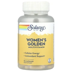 Solaray, Women's Golden, мультивітаміни для жінок, 90 капсул