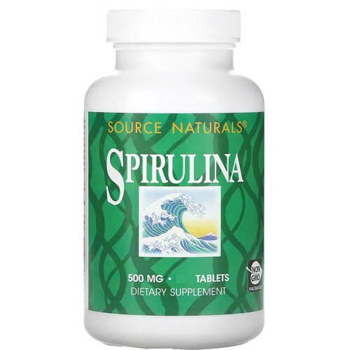 Спирулина 500 мг Source Naturals (Spirulina) 100 таблеток