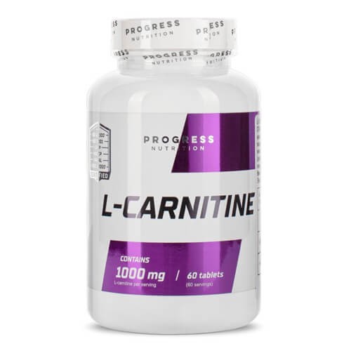 L-карнітин 1000 мг Progress Nutrition (L-Carnitine) 60 таблеток