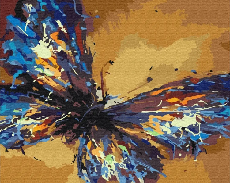 Картина за номерами Метелик в деталях  Brushme 40x50