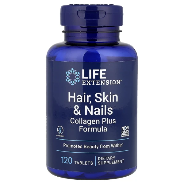 Волосся, шкіра та нігті - формула колаген плюс (Hair, Skin and Nails, Collagen Plus Formula) 120 таблеток