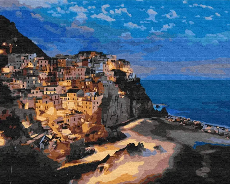 Картина за номерами Нічний острів  Brushme 40x50