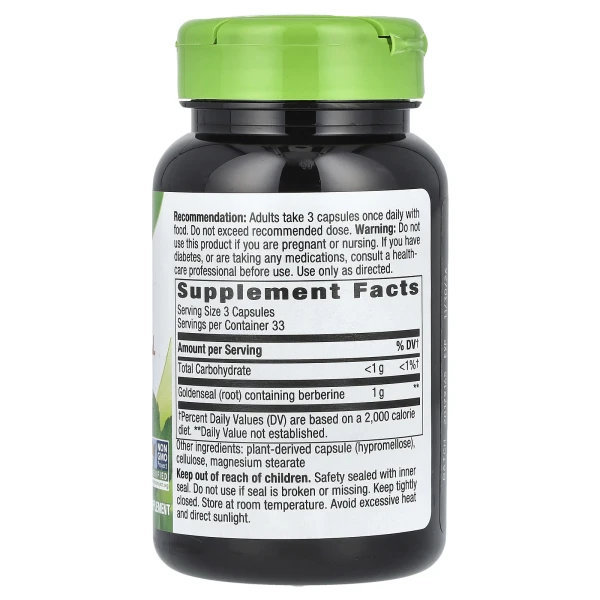 Корень гидрастиса канадского (Goldenseal root) 1 г 100 капсул