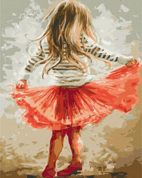 Картина за номерами Маленька дівчинка  Brushme 40x50