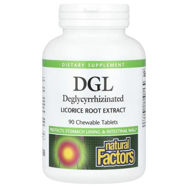 Солодка Natural Factors (Licorise Root) 90 жувальних таблеток
