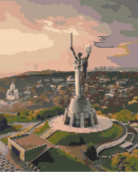 Алмазная мозаика Киев, Родина-мать 40 х 50 Оригами