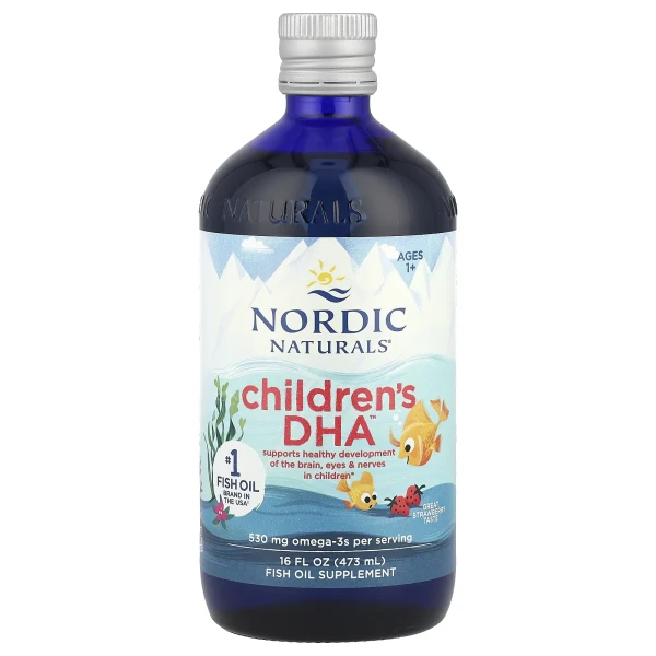 ДГК для дітей від 1 року Nordic Naturals (Children's DHA™) 530 мг 473 мл зі смаком полуниці