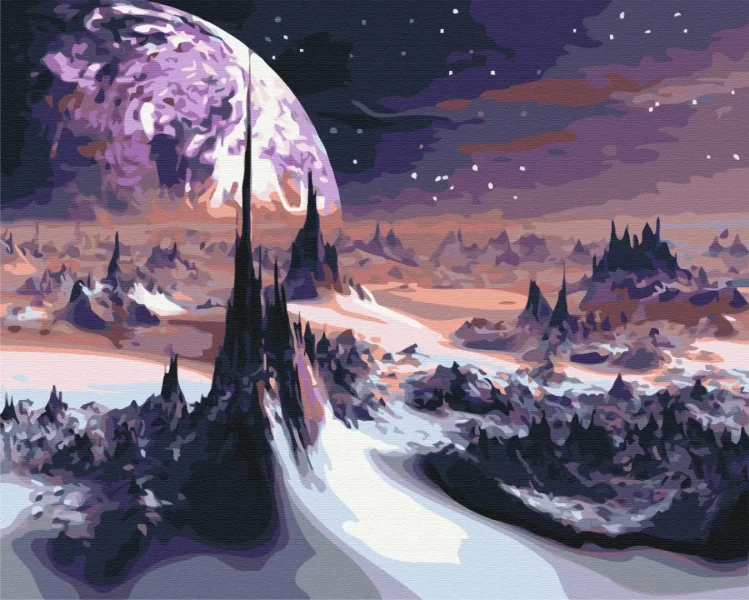 Картина по номерам Космические пейзажи Brushme 40x50