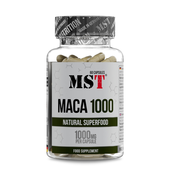 Мака 1000 мг MST Nutrition (Maca) 60 капсул