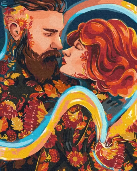 Картина по номерам Влюбленные © Olena Lazarenko Brushme 48x60